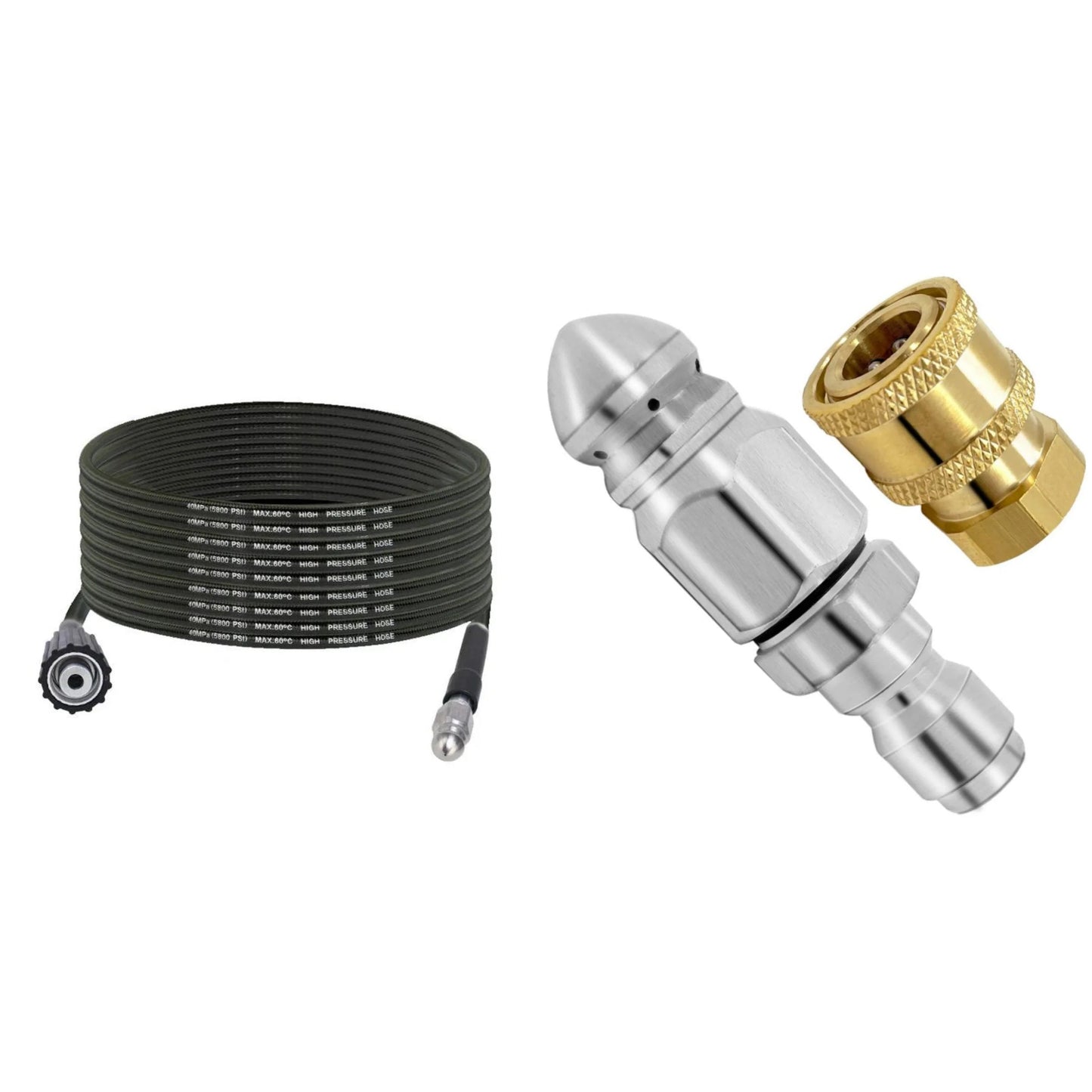 ๐ง Triple-layer burst-proof hose โ PVC & stainless steel. Perfect for heavy-duty cleaning! ๐ฟ๐ง