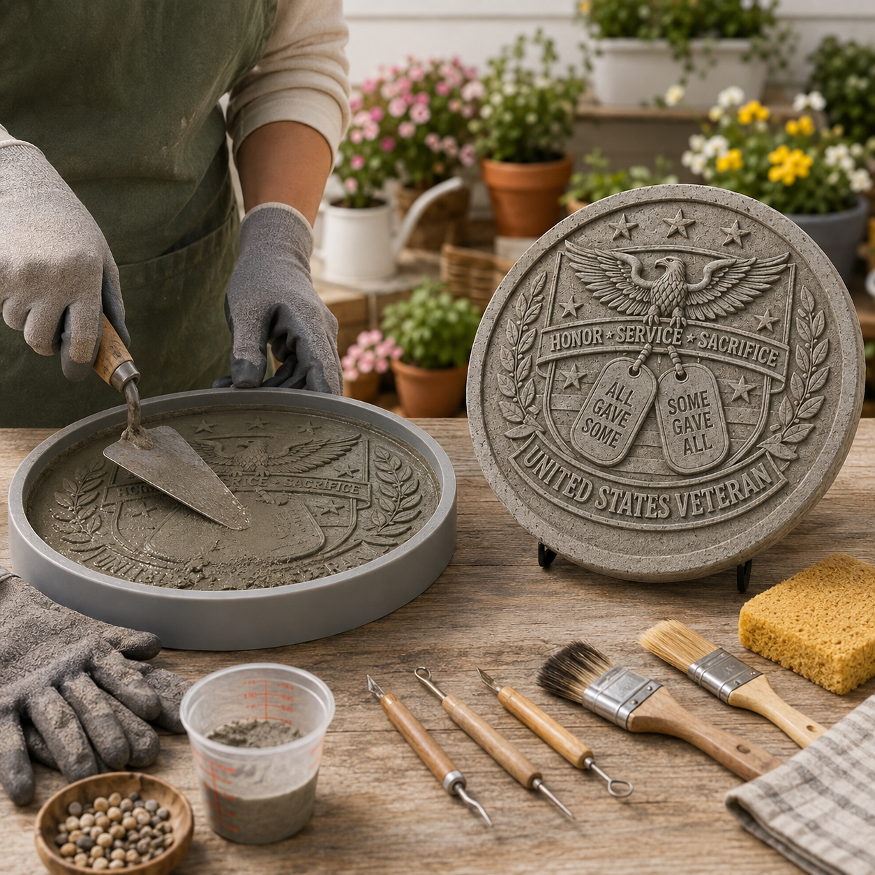 DD-214 Veteran Honor-Make Your Garden Truly One of a Kind (📦Buy 2 Free Shipping)