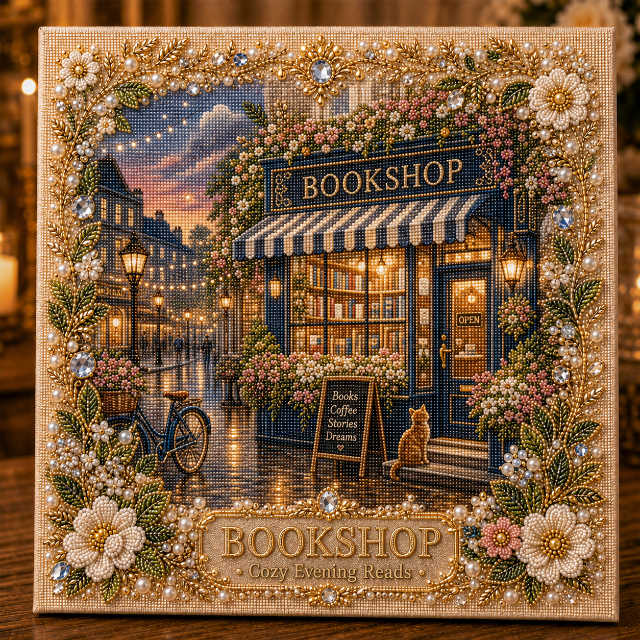 Dream Destinations Pearl Art DIY Kit โ Create Your Own Sparkling Escape