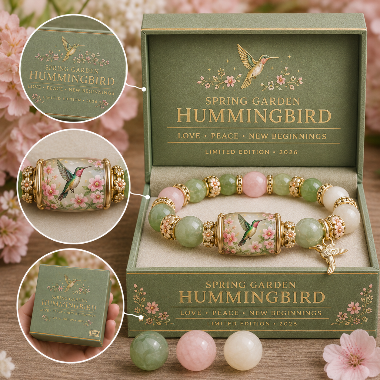 Love, Peace & Spring Blessings  | 2026 Limited Edition Bracelet