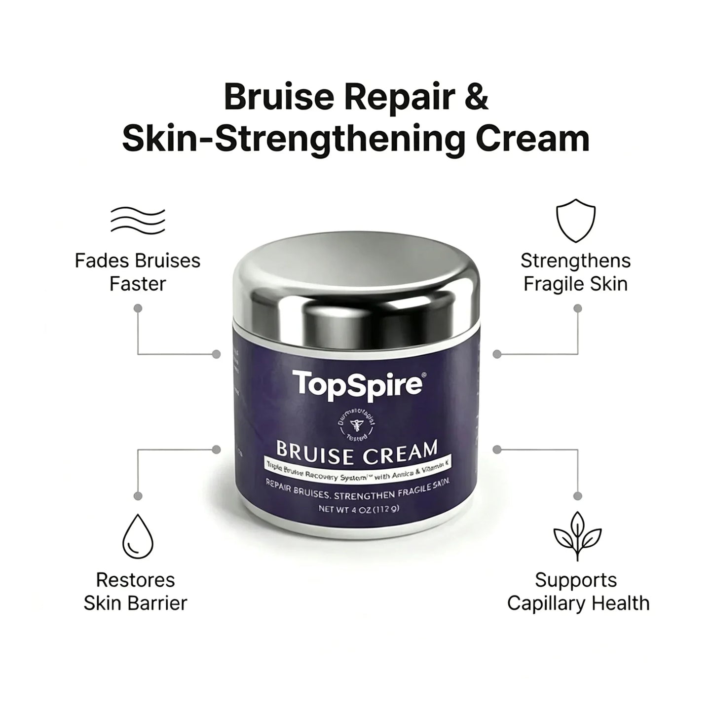 TopSpire® Bruise Repair & Skin-Strengthening Cream