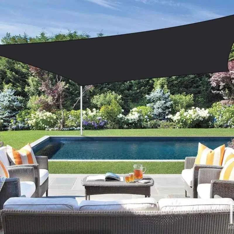 Outdoor courtyard shade net