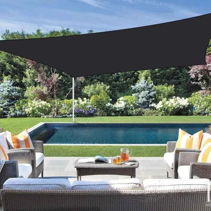 Outdoor courtyard shade net