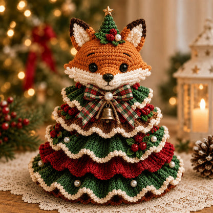 Crochet Animal Christmas Tree DIY Kit