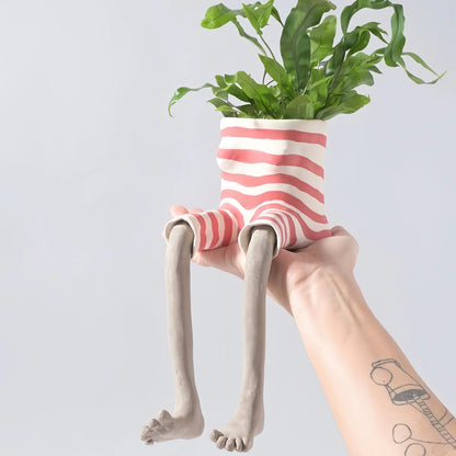 🌿✨ NEW 2026 | Flumyr® LeggyBloom™ — Viral Sitting Planter 🪴👖 Denim Skirt Edition ✨