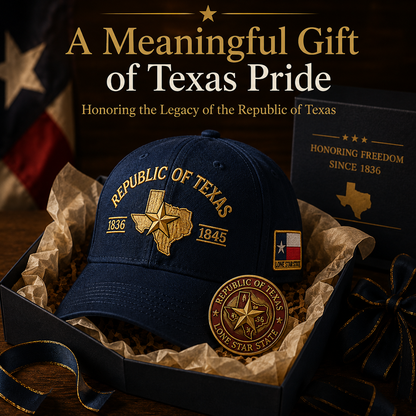 Republic of Texas Embroidered Cap