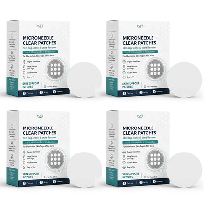 Effective MicroNeedle BotanicSkinTag Removal Patch