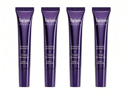 TopSpire 60 Second Effects Tinted Firming Gel - Under Eye Cream For Puffiness And Bags Under Eyes