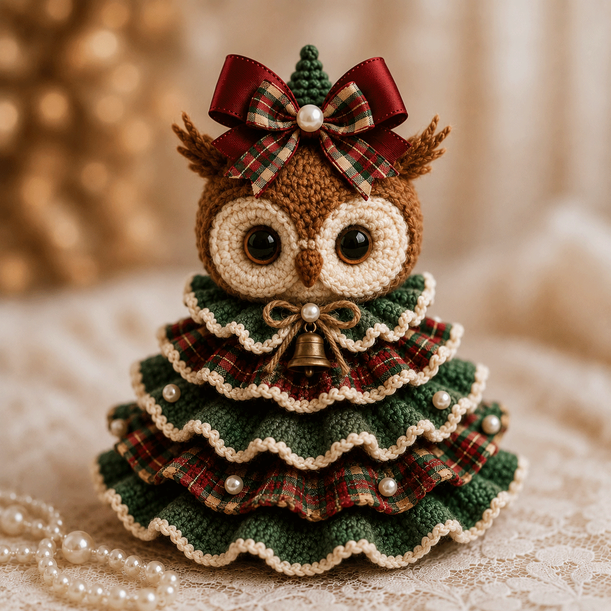 Crochet Animal Christmas Tree DIY Kit