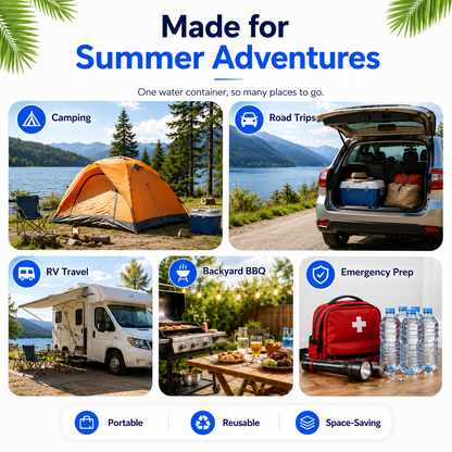 ☀️ Summer Limited-Time 50% OFF💧 – Collapsible Water Container with Spigot
