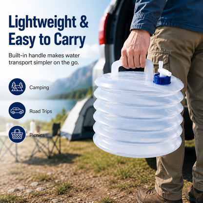 ☀️ Summer Limited-Time 50% OFF💧 – Collapsible Water Container with Spigot