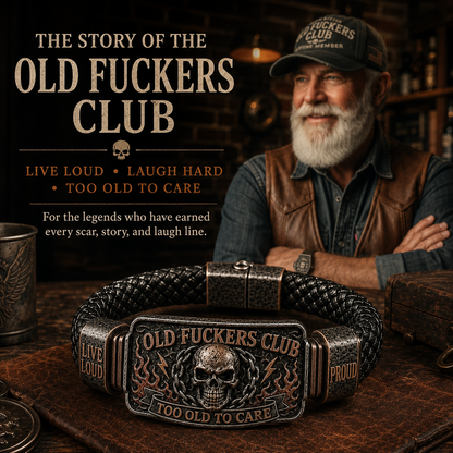 Old Fuckers Club & Wild Freedom | 2026 Limited Edition Vintage Bracelet
