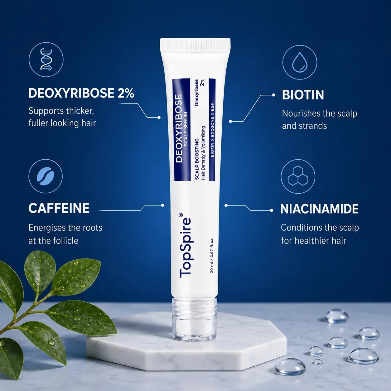 [NEW] Deoxyribose Scalp Serum | For Fuller-Looking Hair & Scalp Strengthening Roll-On Serum