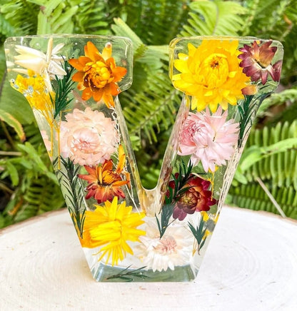Flowers Resin Night Light