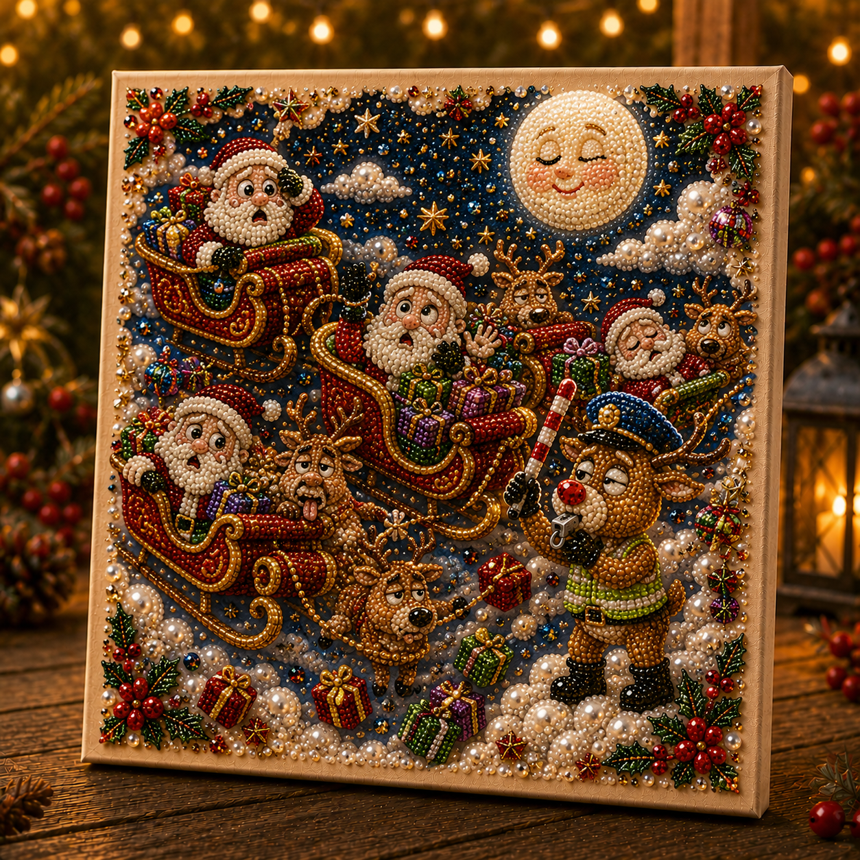 🎄 Absurd Christmas Moments Pearl Art Kit