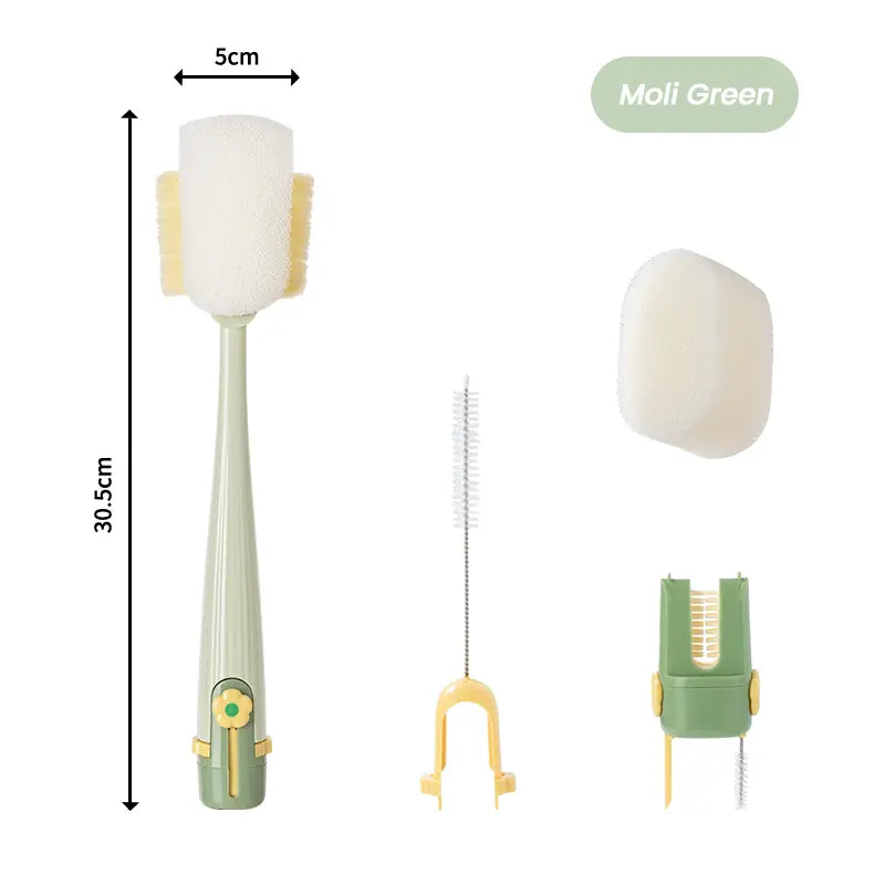 5-in-1 Multifunctional Bottle Brush for Kitchen Cleaning