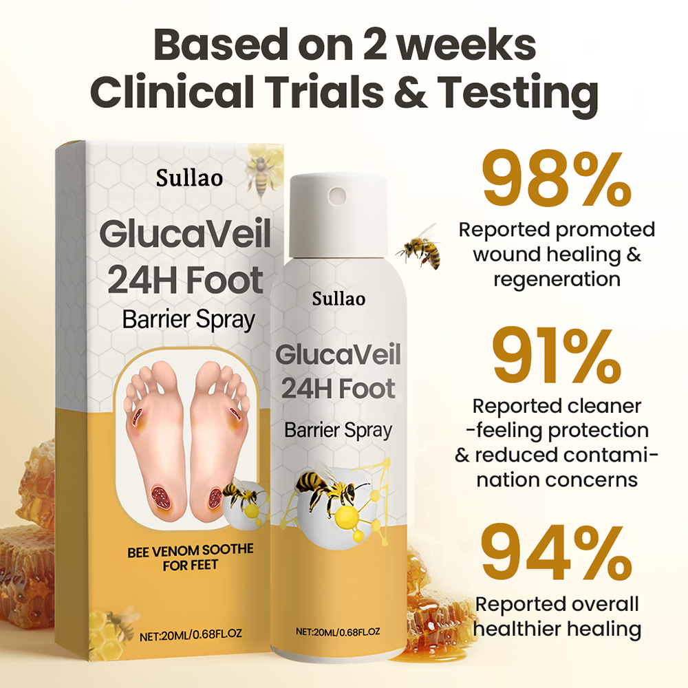 GlucaVeil 24H Foot Barrier Spray