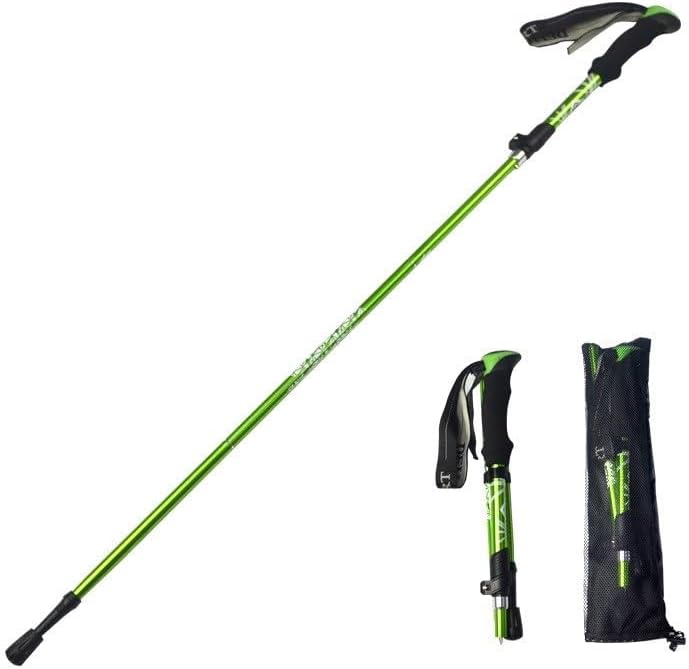 Collapsible Trekking Pole, 33-inch, Adjustable Hiking Staff with Ergonomic Handle