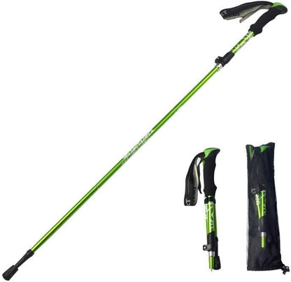 Collapsible Trekking Pole, 33-inch, Adjustable Hiking Staff with Ergonomic Handle