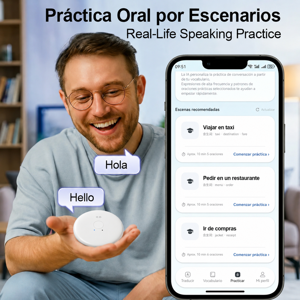 AI Language Translator Device – Supports 165 Languages