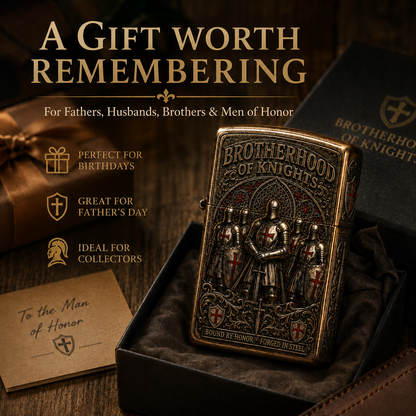 ⚔️ Brotherhood Of Knights Vintage Lighter | 2026 Limited Edition
