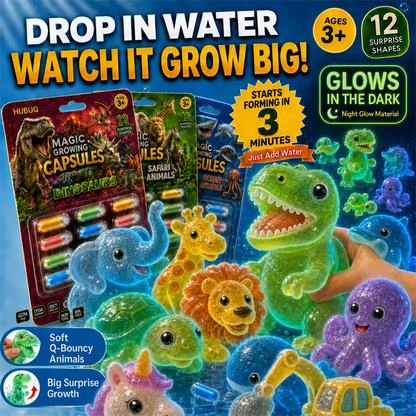 Grow-in-Water Animal Capsule Toys
