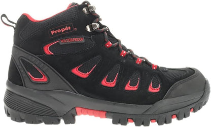 Mens Ridge Walker Round Toe Hiking Casual Boots Ankle - Black