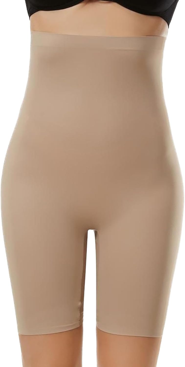 Women's High Waisted Body Shaper Shorts Firm Compression Tummy Control Thigh Slimmer Shapewear Panties Underwear