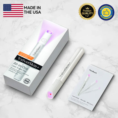 Purekin VelvetSkin+ Medical-Grade Laser Pen (Powered by CO2 laser technology – effectively removes moles, warts, skin tags, pigmentation spots, and other skin imperfections)