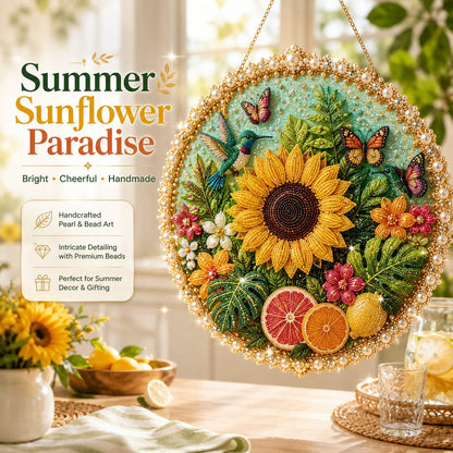 Four Seasons & Holiday Pearl Art Hanging Wreath Kit