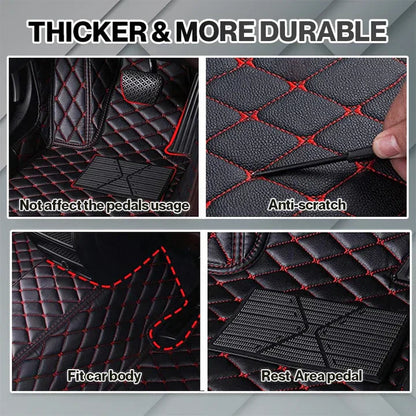 Elvile - Waterproof Non-slip Universal Fit Customized Floor Mats for Cars, SUVs, and Trucks