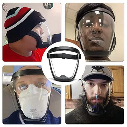 🛡 Selnivo™ Full-Face Protective Visor – Face, Eye & Respiratory Protection