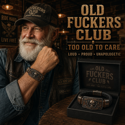 Old Fuckers Club & Wild Freedom | 2026 Limited Edition Vintage Bracelet