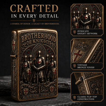 ⚔️ Brotherhood Of Knights Vintage Lighter | 2026 Limited Edition