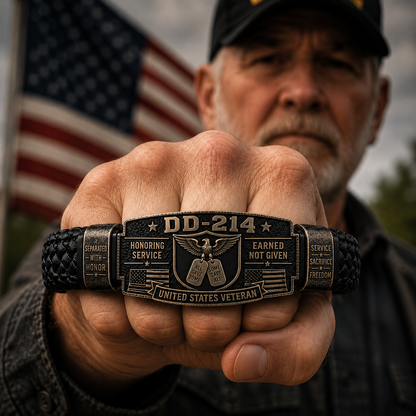 DD-214 Veteran Honor Bracelet