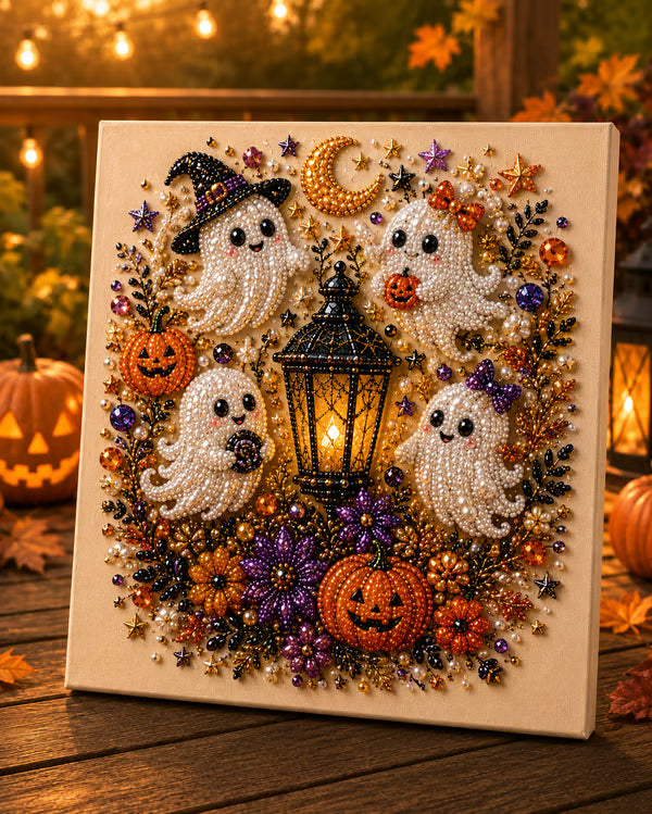 Halloween Pearl Art DIY Kit – Turn Tiny Pearls into Spooky-Cute Magic (📦Buy 2 Free Shipping)