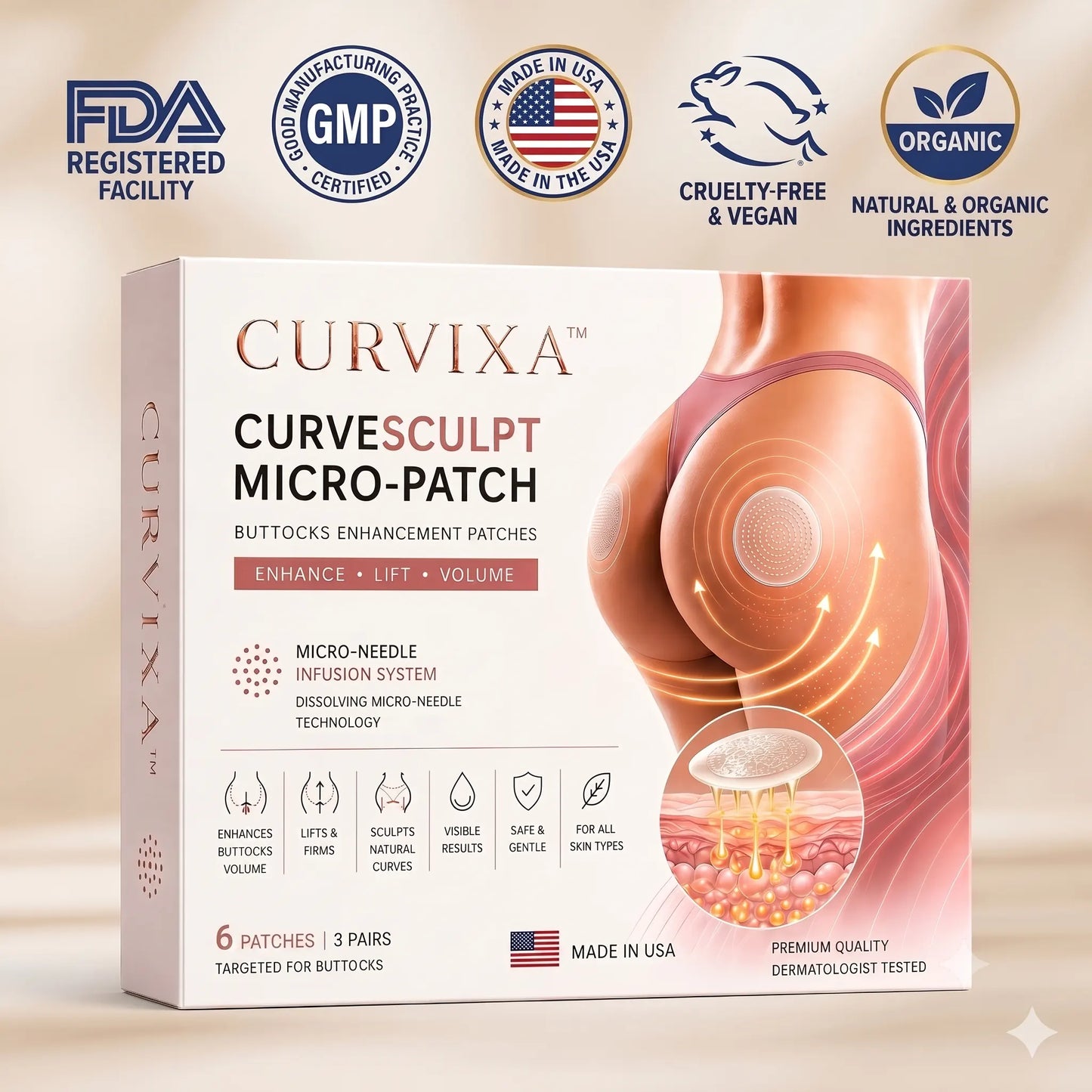 Curvixa™ CurveSculpt Micro-Patch