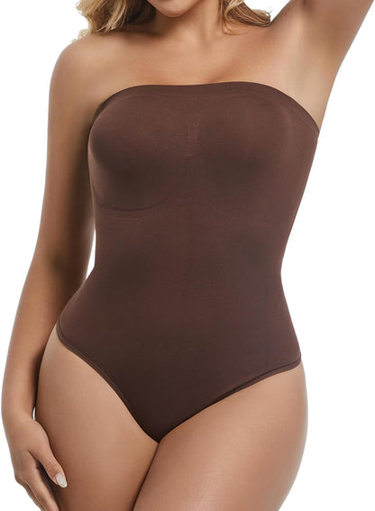 Shapewear Bodysuit for Women Tummy Control Mid Thigh Seamless Body Shaper Sculpting Body Shorts Slimming Tank Top