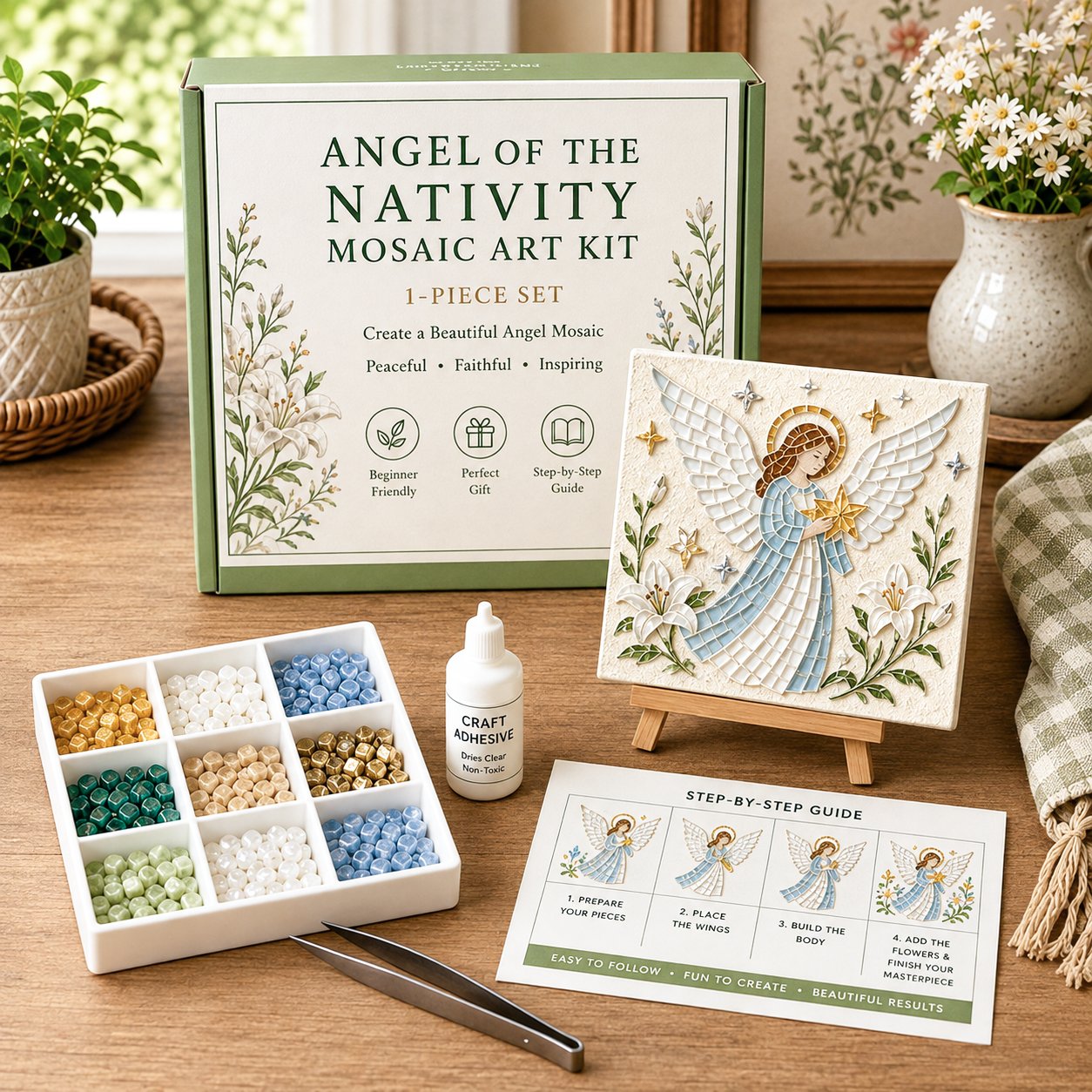 Nativity Sea Glass Art Kit