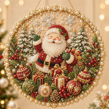 Four Seasons & Holiday Pearl Art Hanging Wreath Kit