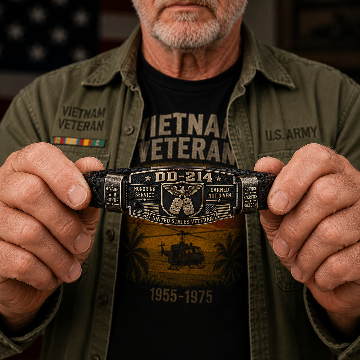 🔥DD-214 Veteran Honor Bracelet