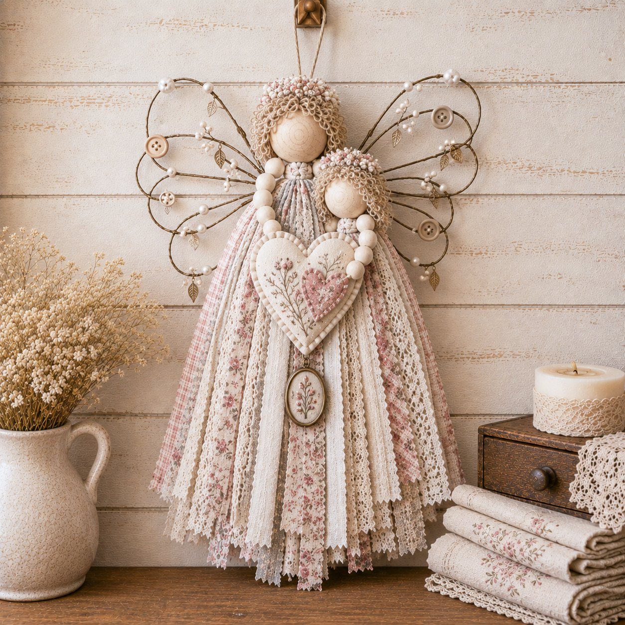 Angel Fabric Hanging DIY Kit