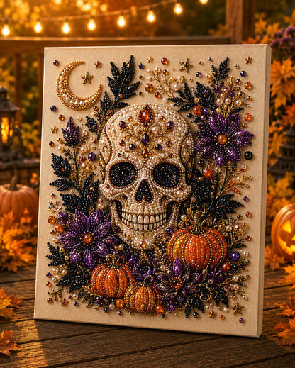 Halloween Pearl Art DIY Kit – Turn Tiny Pearls into Spooky-Cute Magic (📦Buy 2 Free Shipping)