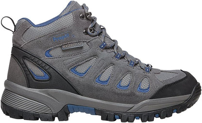 Mens Ridge Walker Round Toe Hiking Casual Boots Ankle - Black