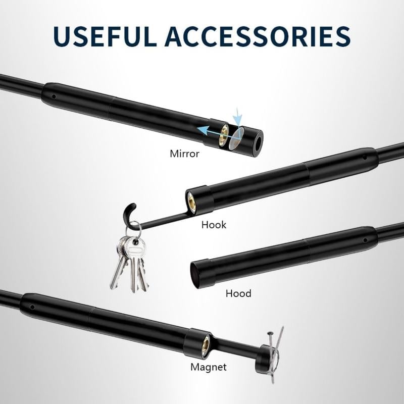 16.4FT HD Endoscope Camera – Find Hidden Problems in Pipes, Cars & Tight Spaces
