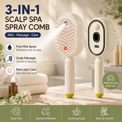 Steam Mist Straightening Comb – Easy Salon-Like Hair
