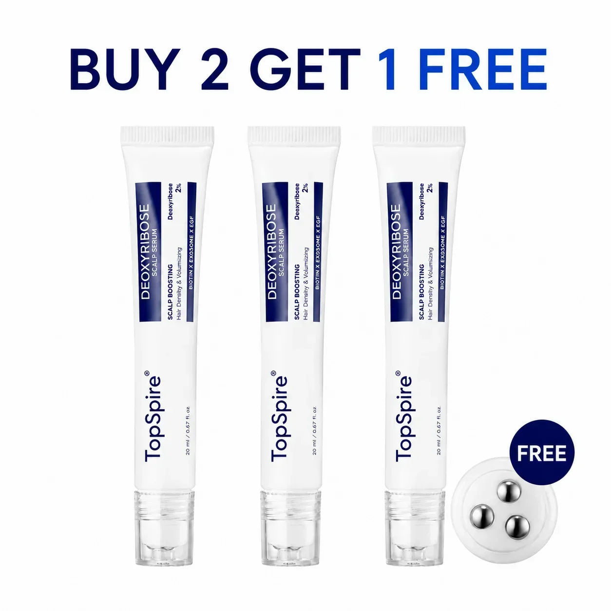 [NEW] Deoxyribose Scalp Serum | For Fuller-Looking Hair & Scalp Strengthening Roll-On Serum