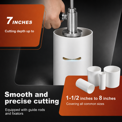 🔧 PVC Pipe Internal Cutter Tool – Clean Cuts in Tight Spaces (No Pipe Removal Needed)