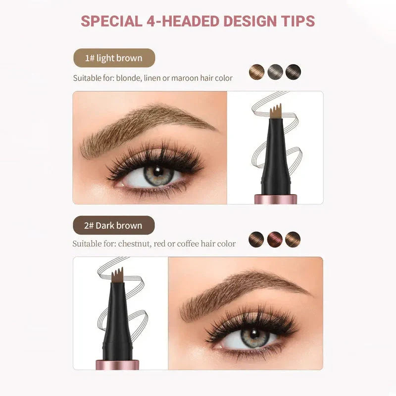 Waterproof Micro-Fork Eyebrow Pencil