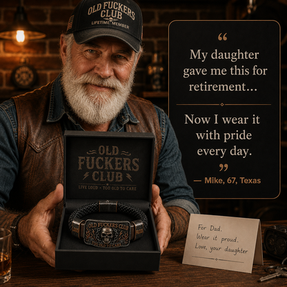 Old Fuckers Club & Wild Freedom | 2026 Limited Edition Vintage Bracelet
